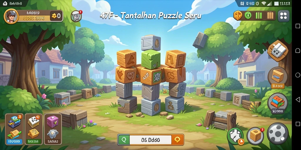Tampilan gameplay 47F yang menarik dan menantang.