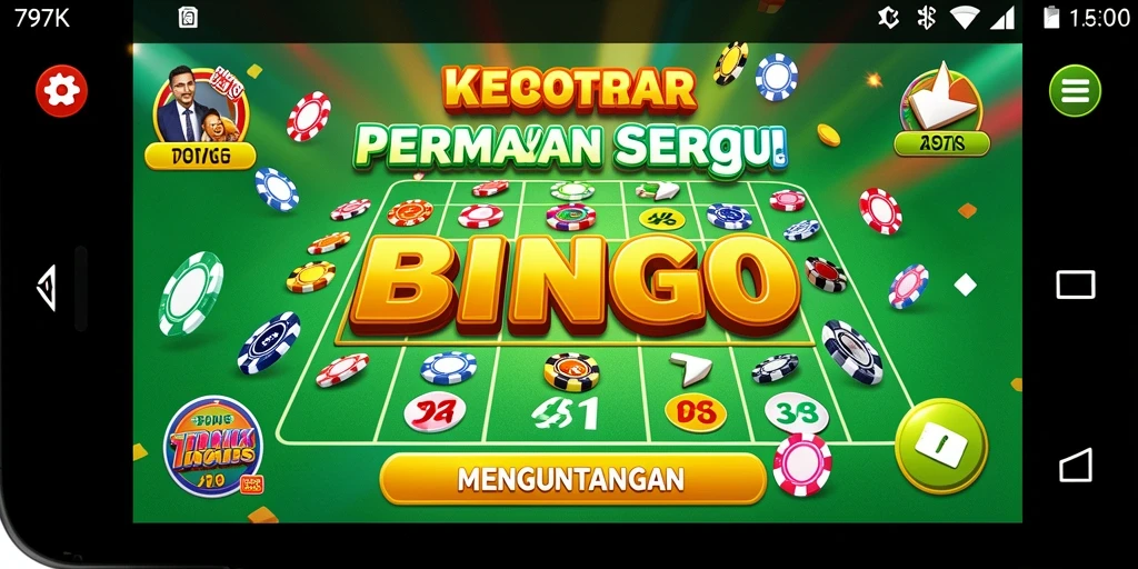 Screenshot gameplay 797K menampilkan keseruan permainan Bingo.