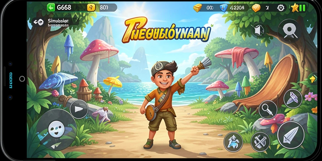 Tangkapan layar utama G668 yang menampilkan gameplay simulasi yang menarik.