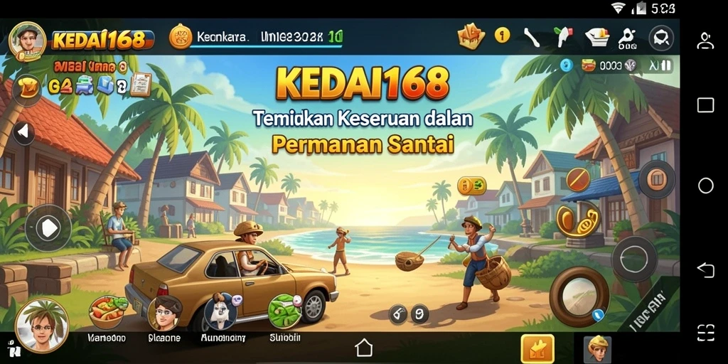 Gameplay seru dan santai KEDAI168 yang bisa dinikmati semua kalangan.