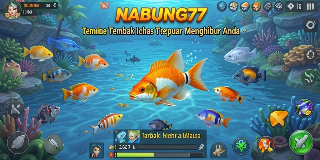 Tampilan gameplay Tembak Ikan yang seru dan menantang.