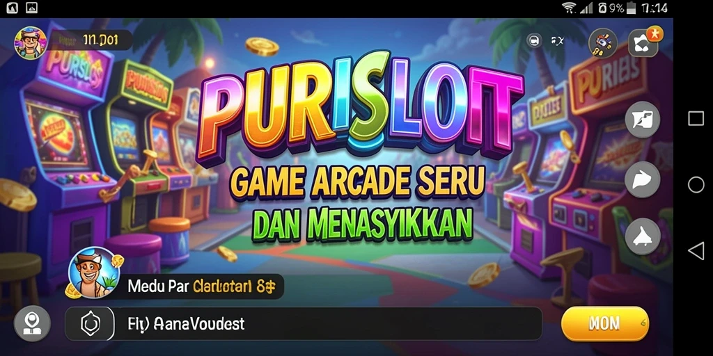 Tampilan menarik dari gameplay PURISLOT yang menyenangkan.
